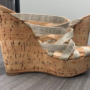Christian Louboutin Platform Wedge Espadrilles